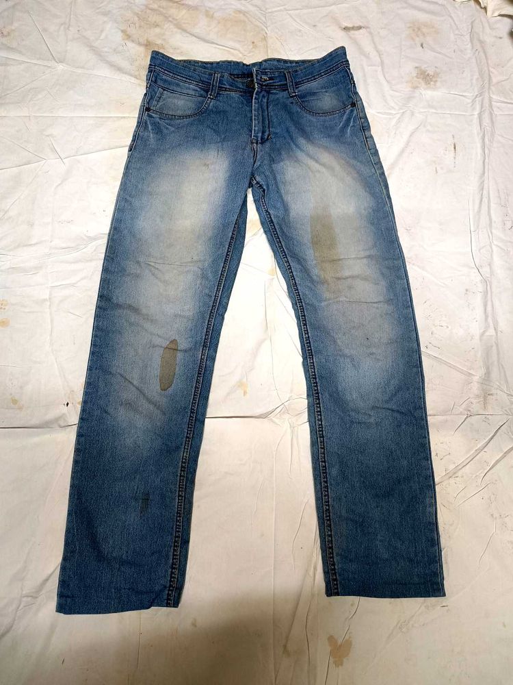 Men's Blue Wash Jeans