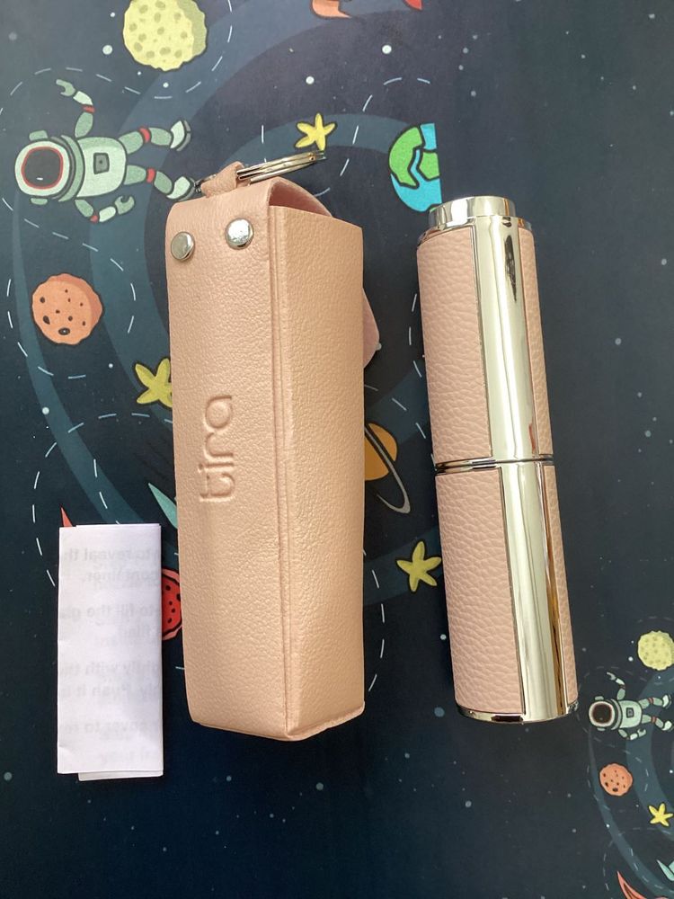 Tira Peachy Pink Atomiser Spray With Keyring