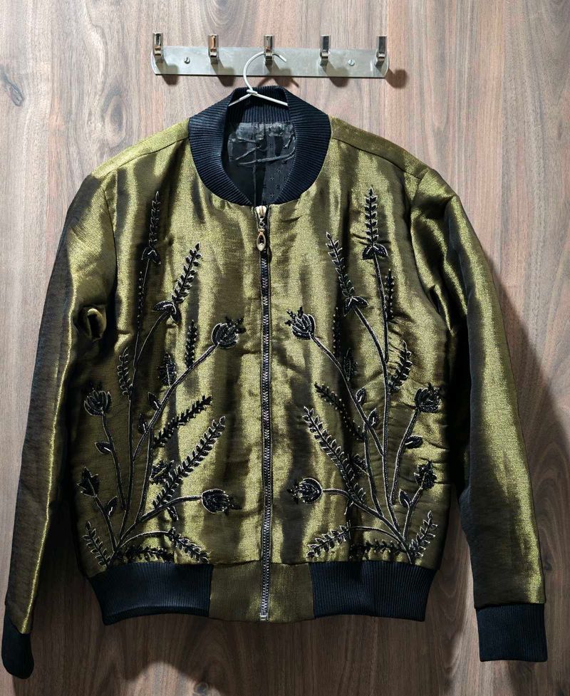 Embellished Bomber Jacket