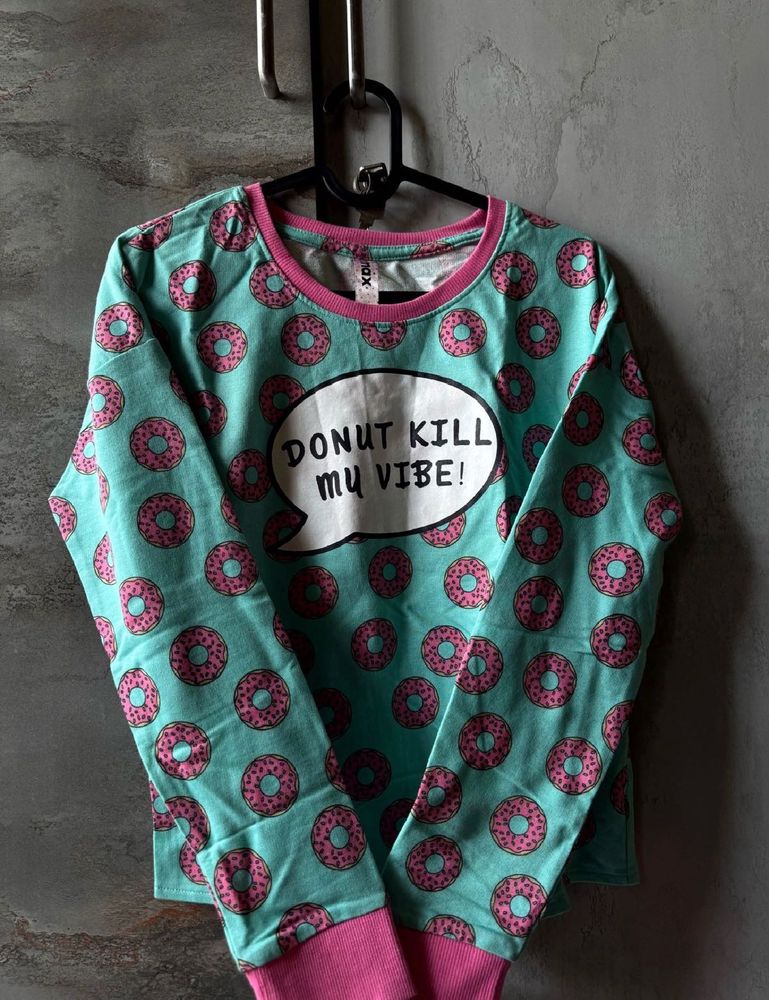 Donut Kill My Vibe Graphic Top