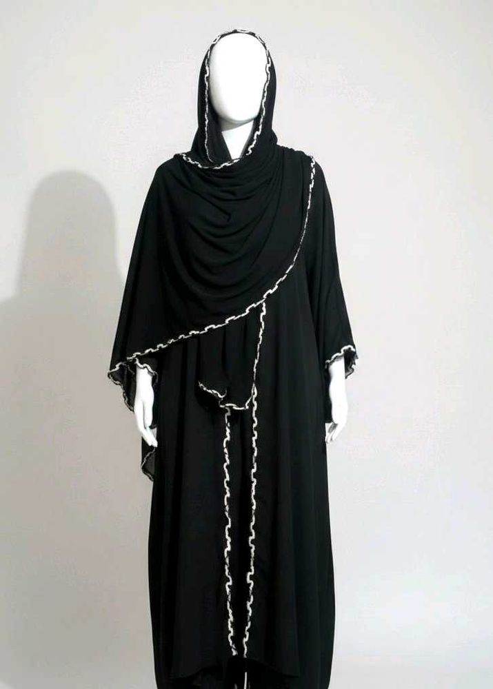 Dubai Abaya and Dupatta Set