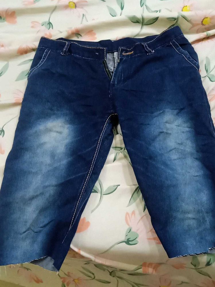 Deffective denim shorts_used