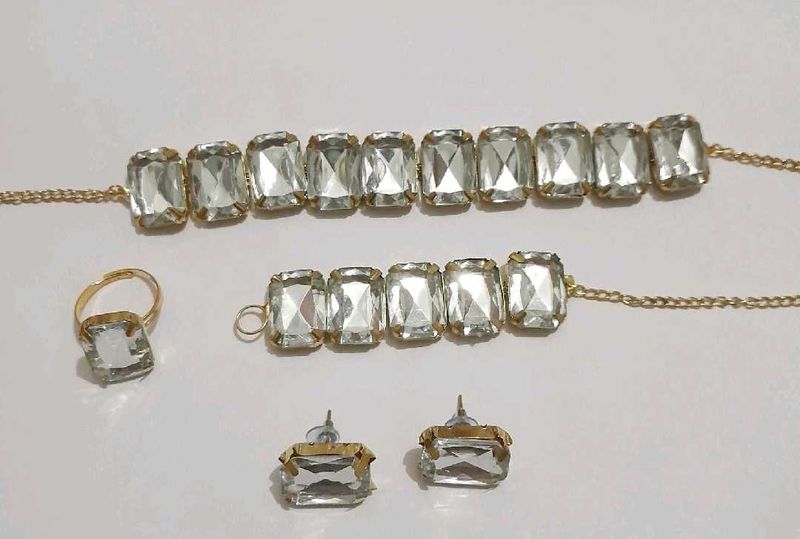 Rhinestone Jewelry Set