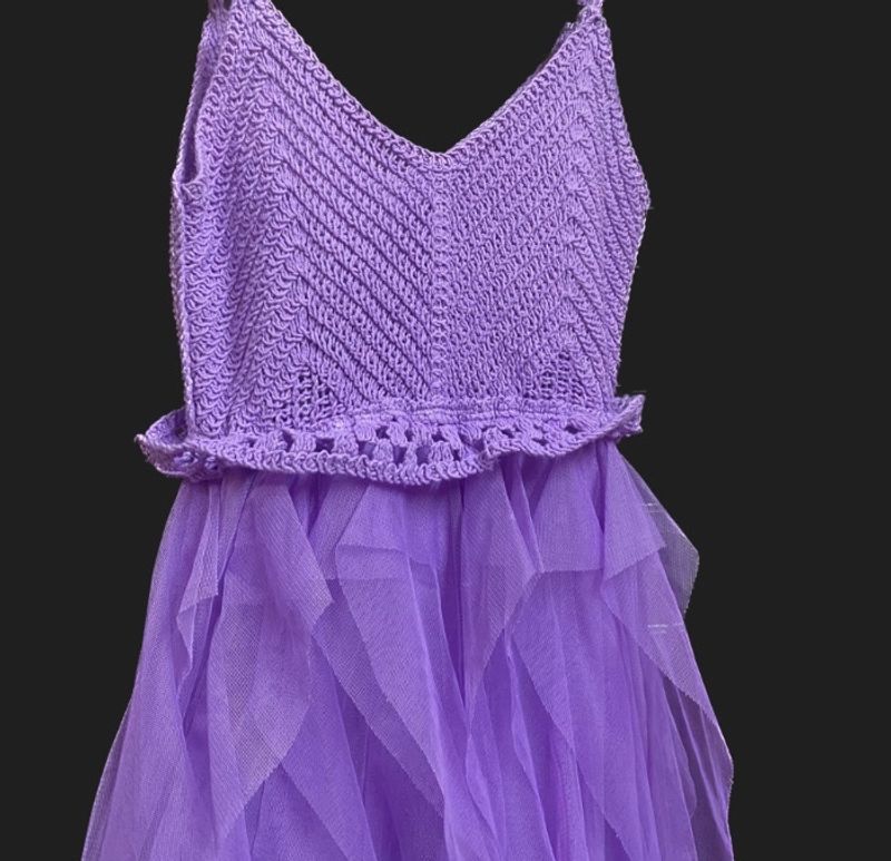 Lavender Ruffle Dress!