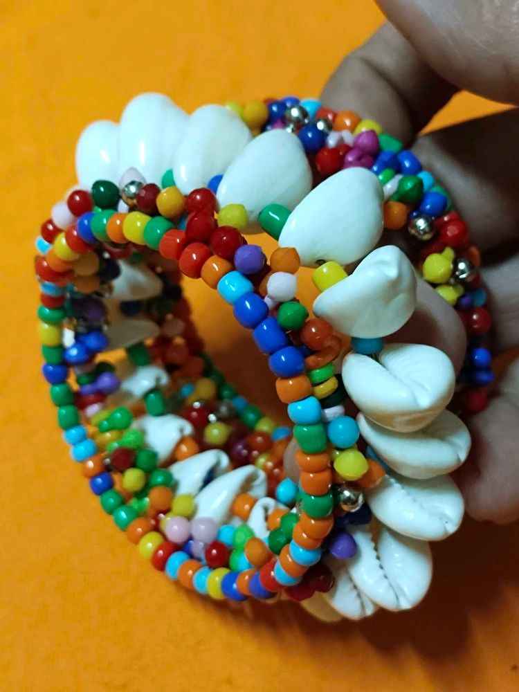 Bohemian Beaded Cowrie Shell Bracelet New