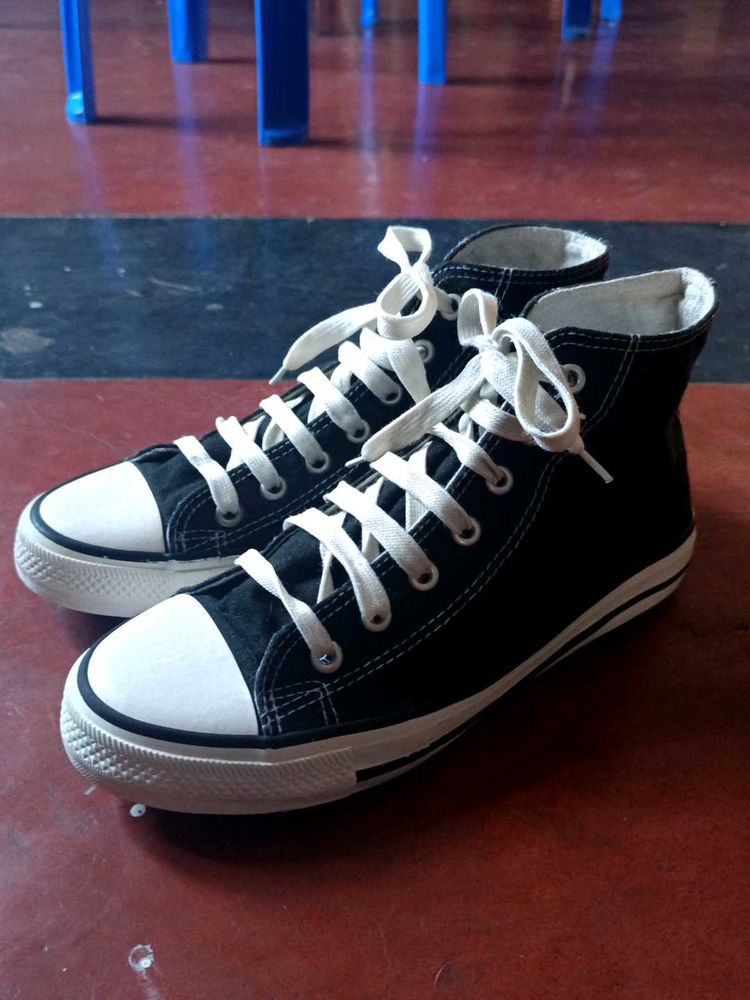 Black High Top Sneakers