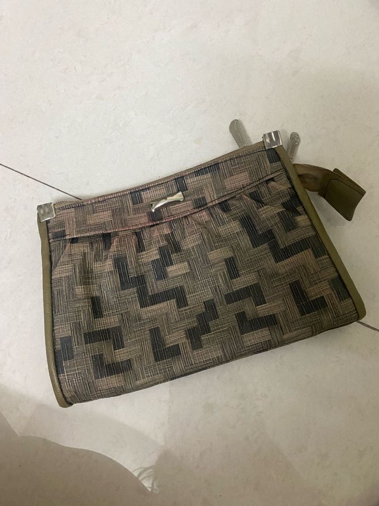 Stylish Woven Clutch