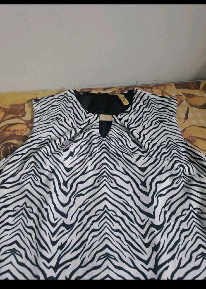 Zebra Print Dress