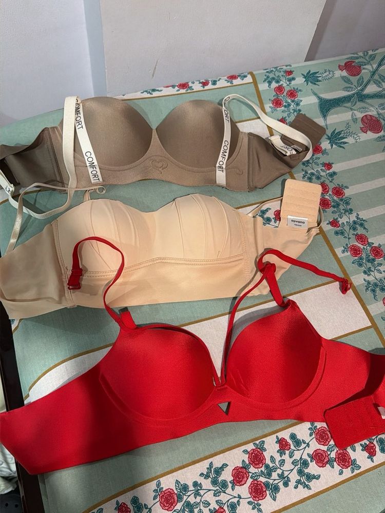 Comfortable Bras - Pack of 3 completely new