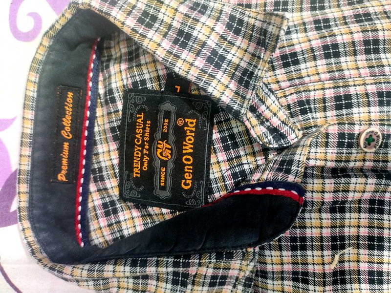 Men's Checked Casual Shirt