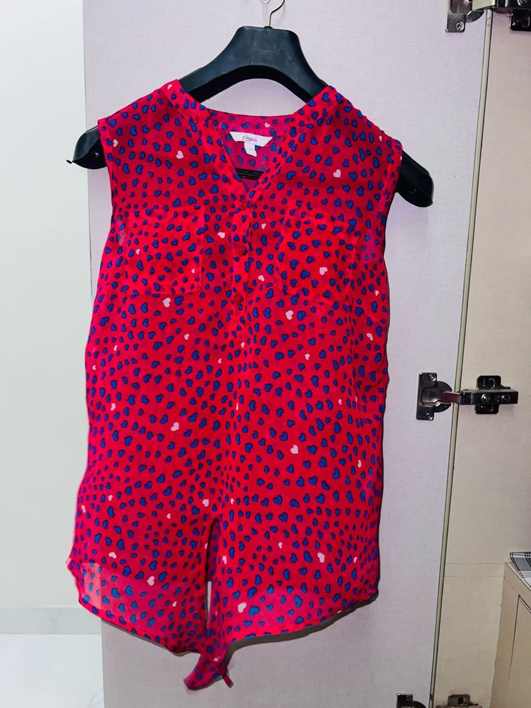 Cute Sleeveless Top