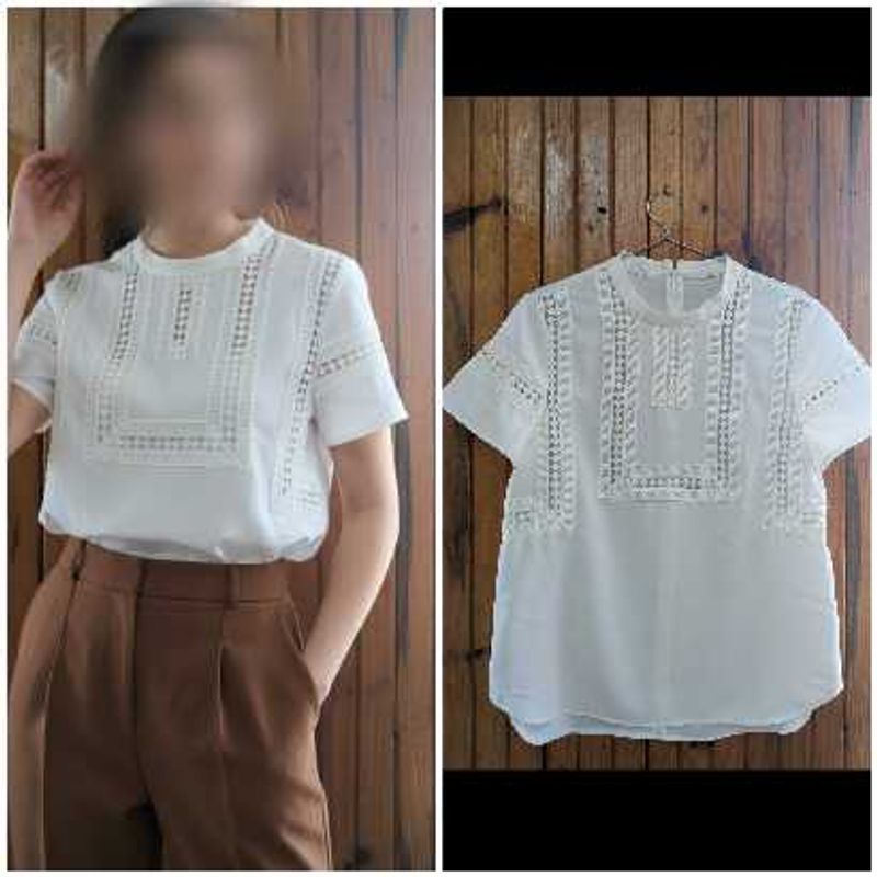 Elegant White Lace Blouse