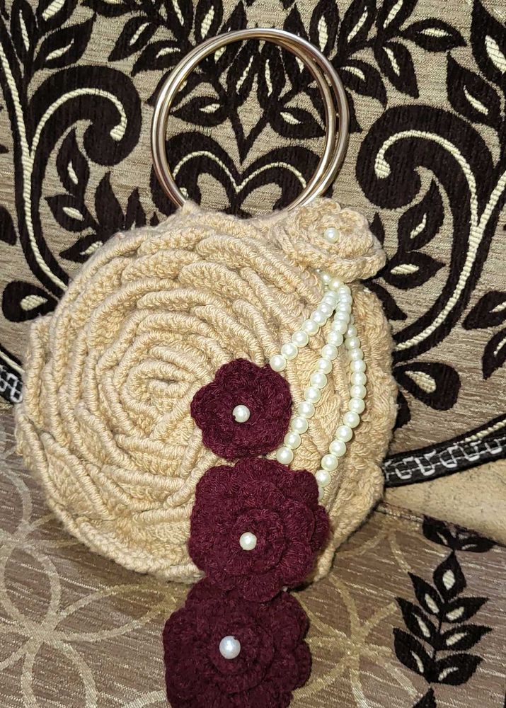 Handmade Crochet Clutch Bag