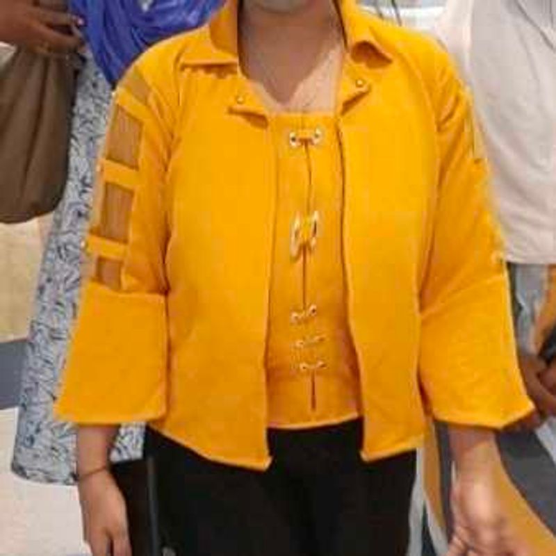Crop Top With Coat