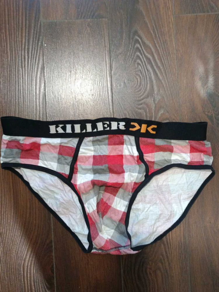 Killer Men's Plaid Briefs