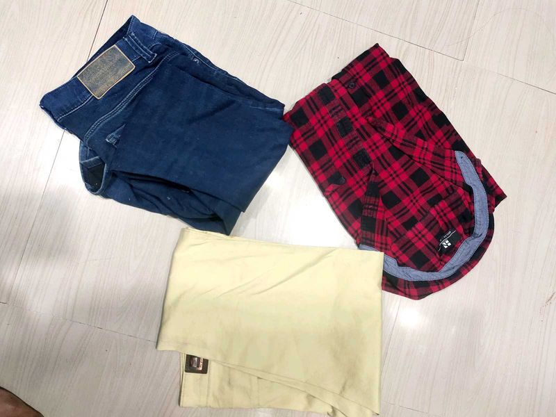 Men's Jeans, Shirt &amp; Chinos Bundle