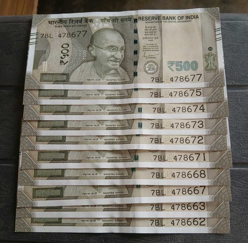 Five Hundred Rs Holy Number 786 Notes Pack Of 10