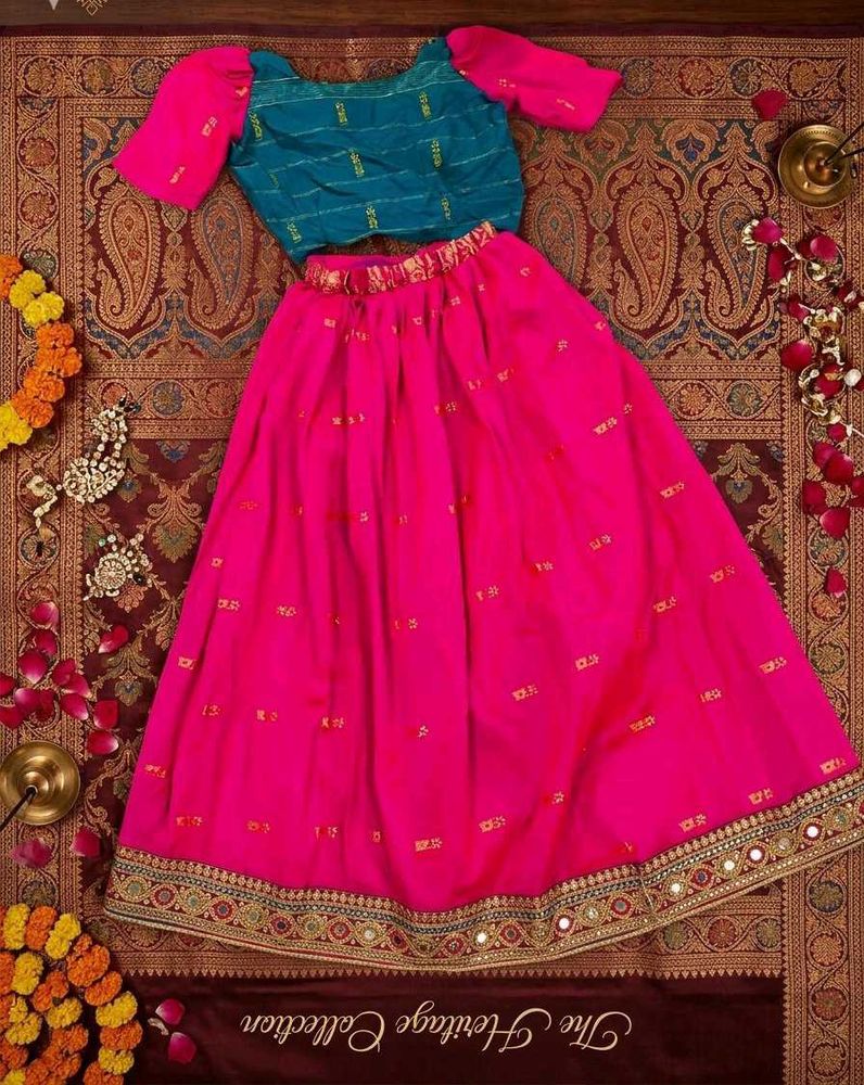 Girls Ethnic Lehenga Choli Set