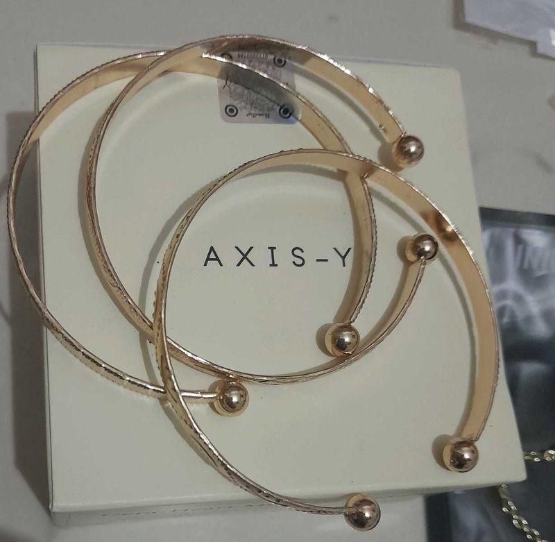 Set of 3 Golden anti tanish bracelet