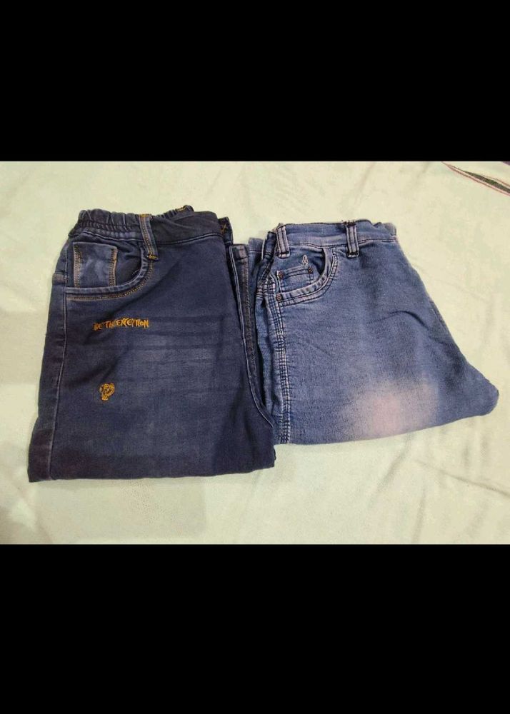 Stylish Blue Denim Jeans (Pack of 2)