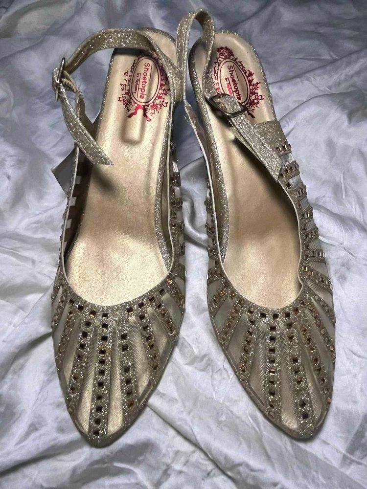 Sparkling Embellished Heels