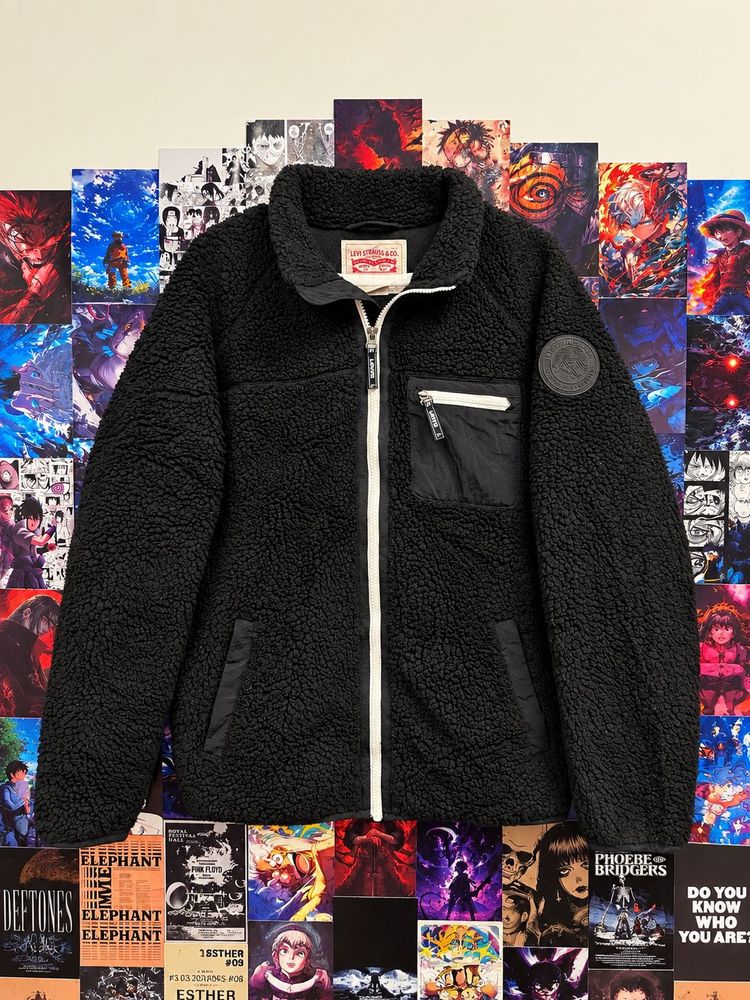 Cozy Black Sherpa Fleece Jacket