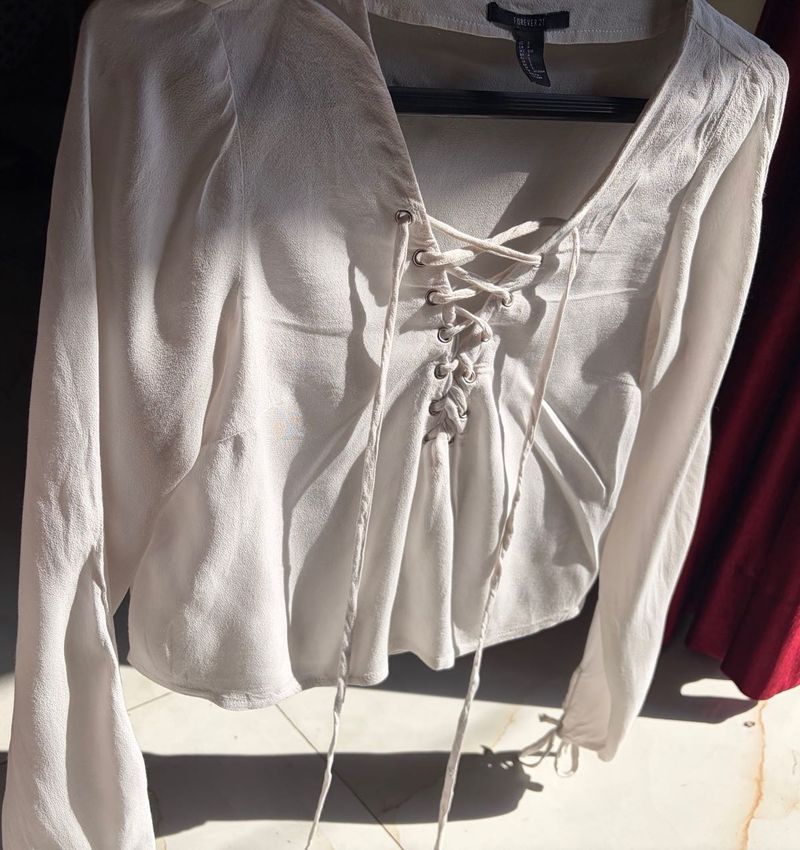 Edgy Tie-Up Top