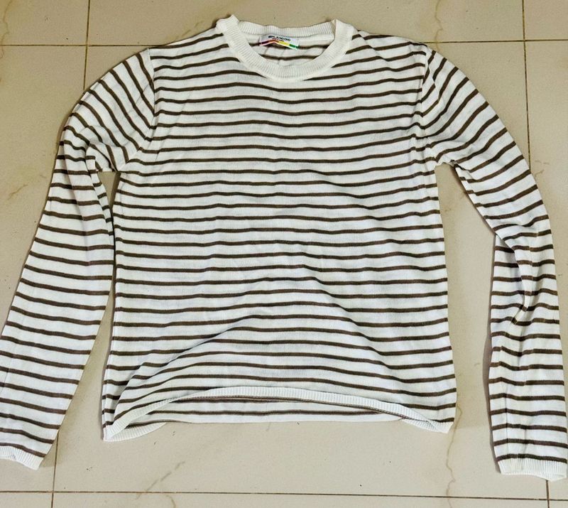 Striped Long Sleeve Sweater