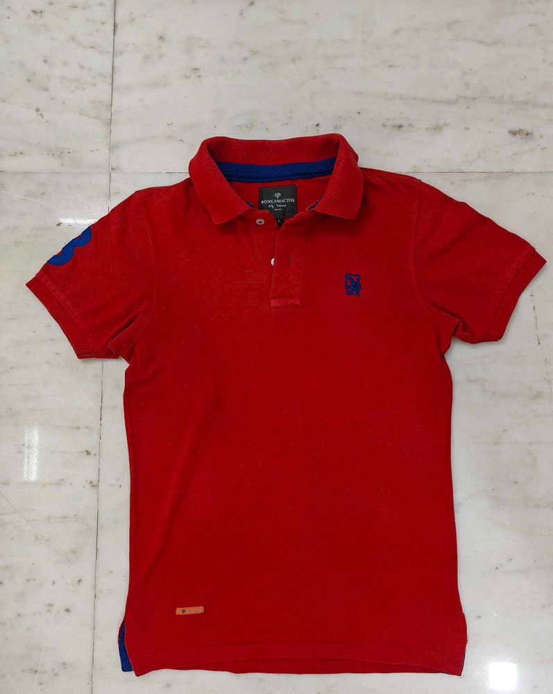 Stylish Red Polo T-Shirt