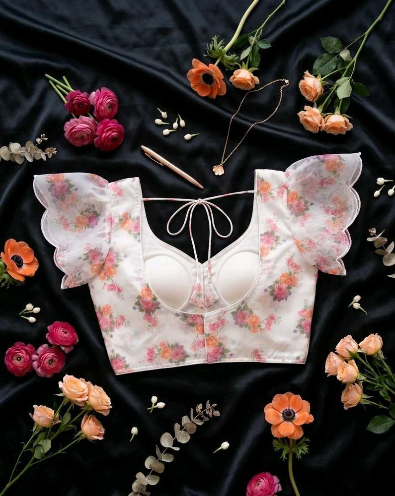 Floral Organza Blouse