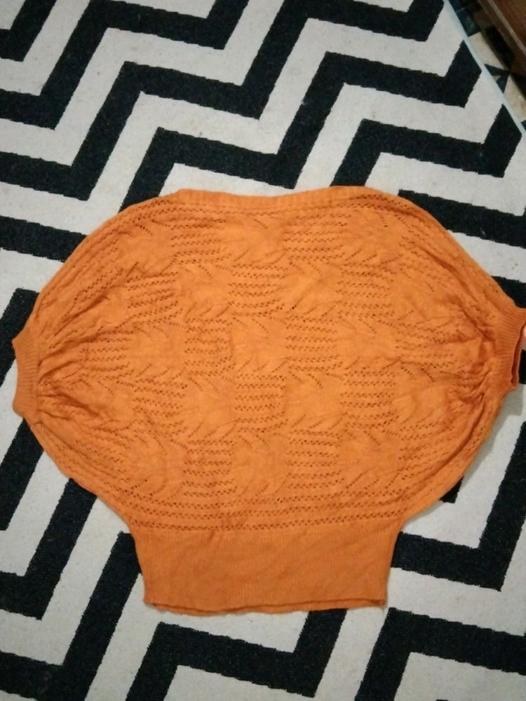 Ladies Top Orange Colour