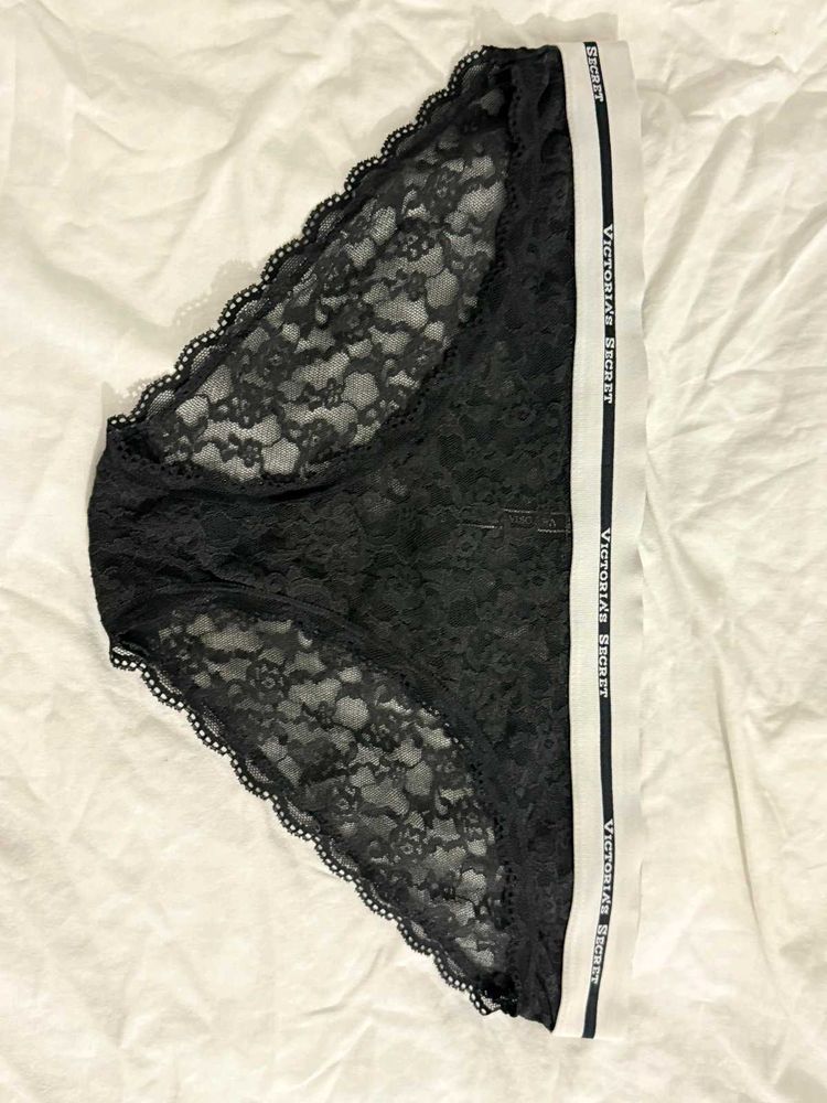 Victoria's Secret Black Lace Panty