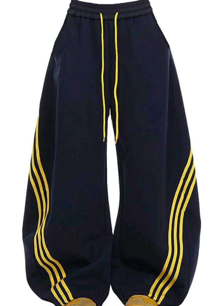 y2k baggy Navy Blue Loose Fit