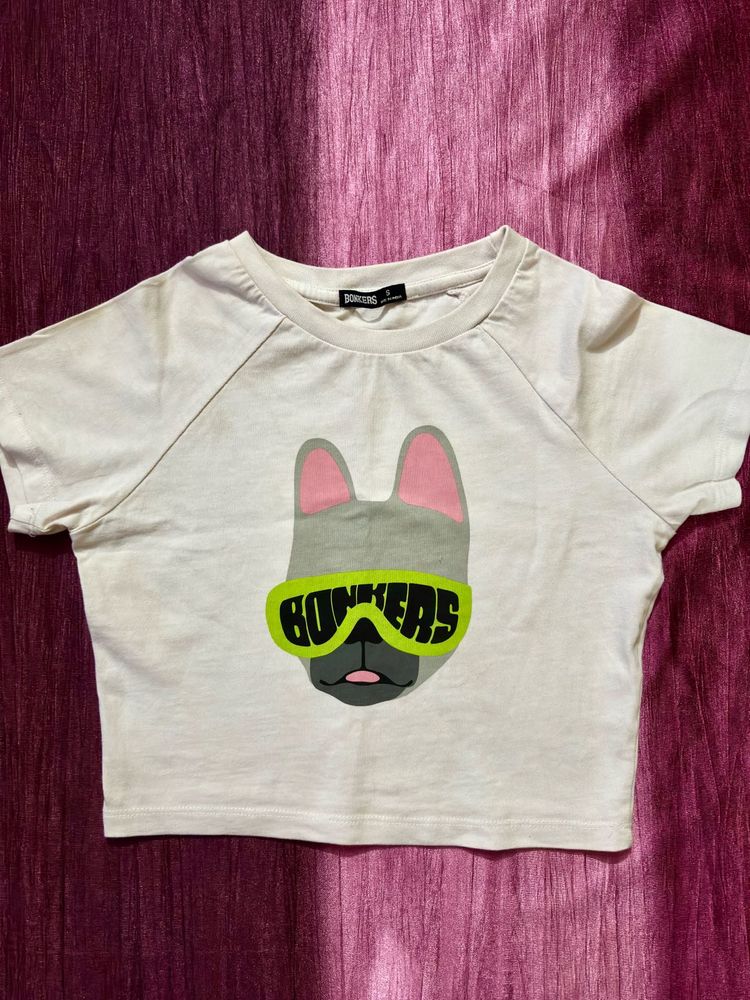 Cute French Bulldog Graphic T-Shirt, size (S)