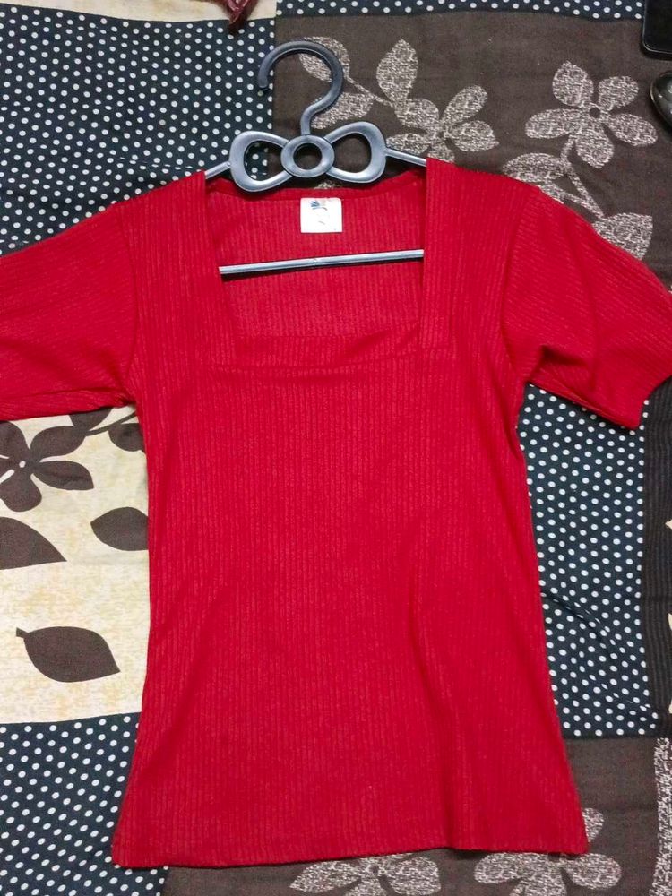 red shirt. xs size.