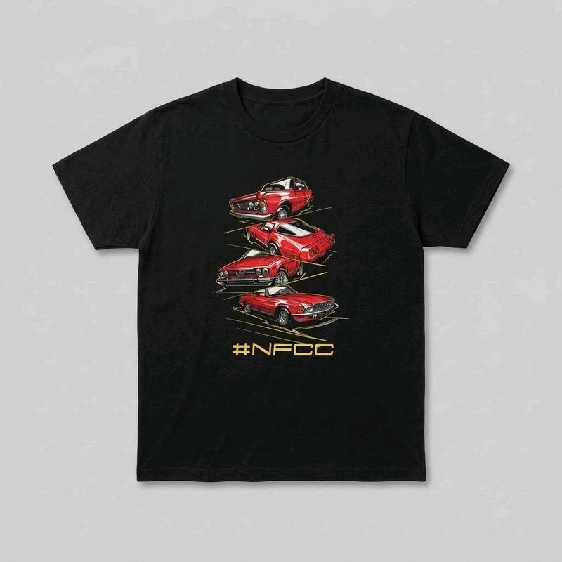 NOVOL '#NFCC' Vintage Classic Cars Graphic tee