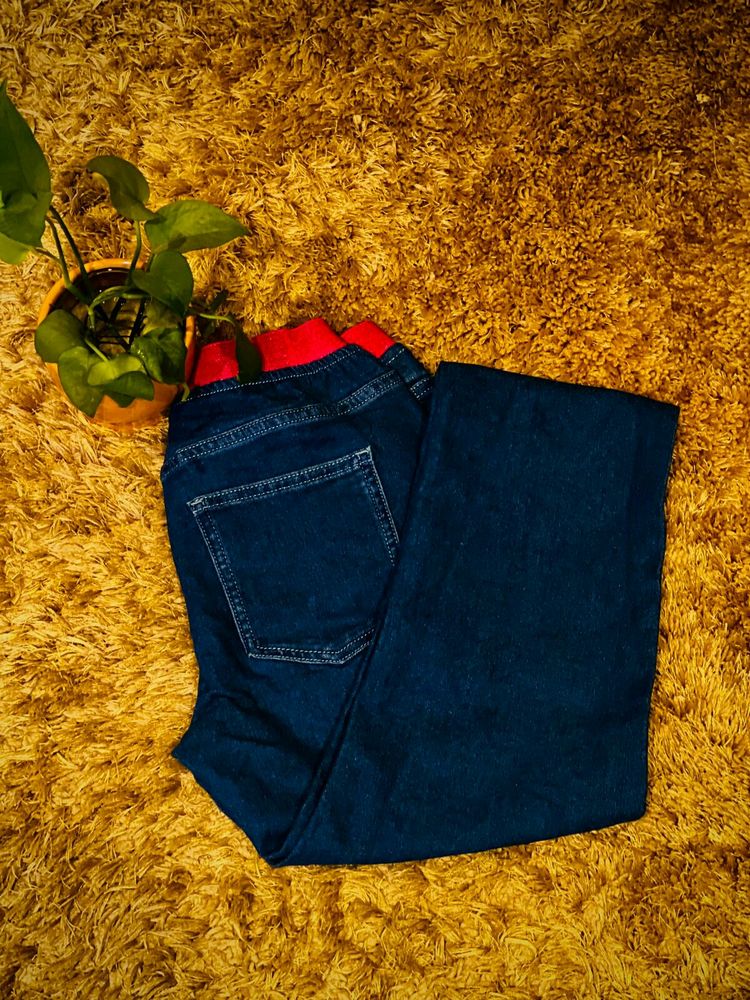 Jean Material Navy Blue Colour