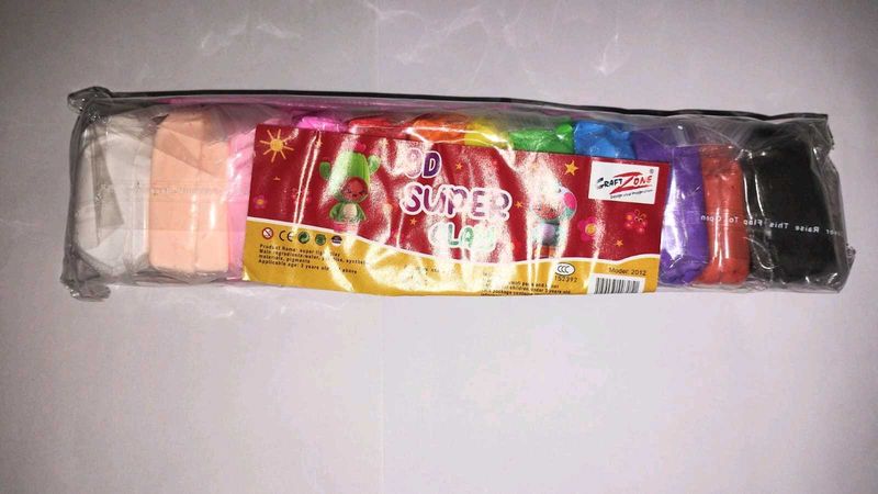 12 Pieces of 9D Super Clay