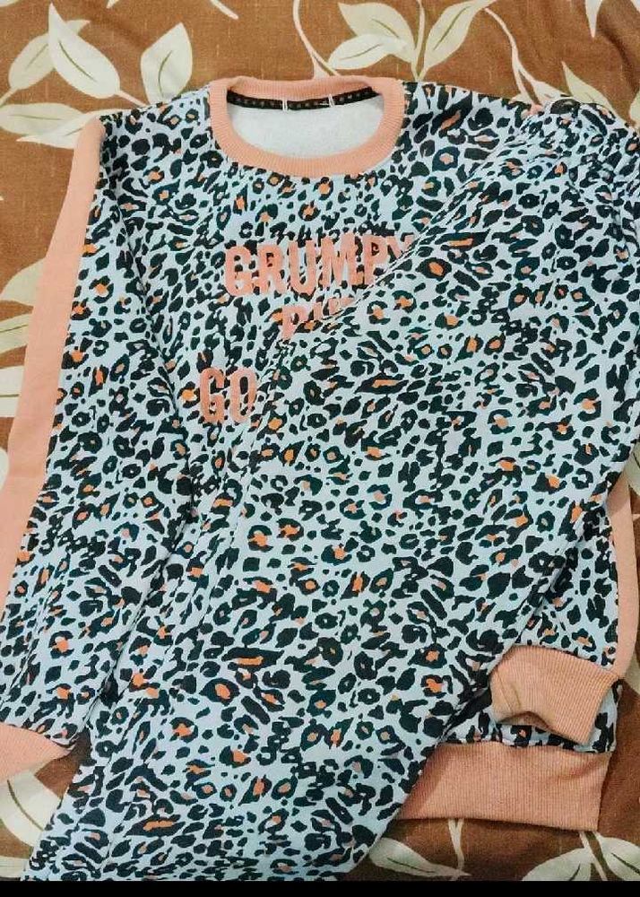 Leopard Print Loungewear Set