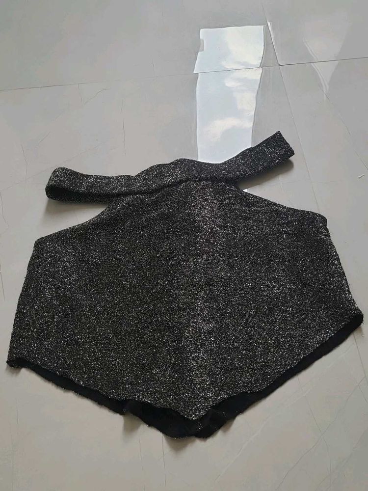 Sparkly Black Mini top