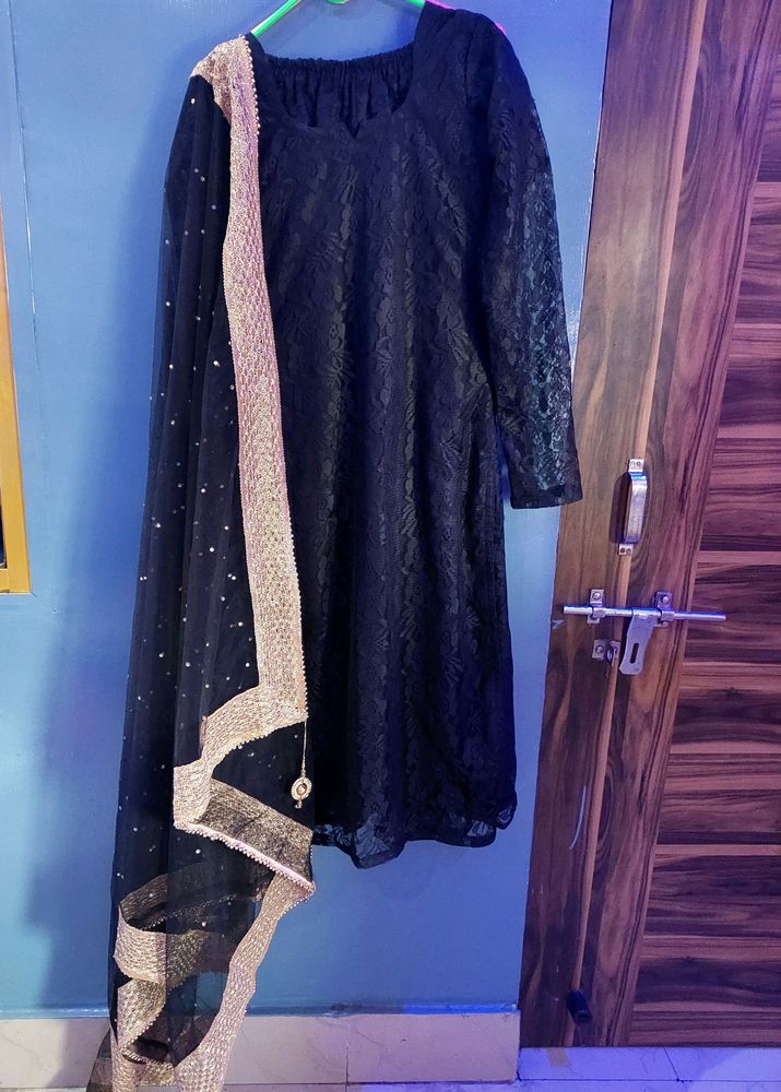 8 Mtr Sarara Set With Beautiful Heavy Dupatta