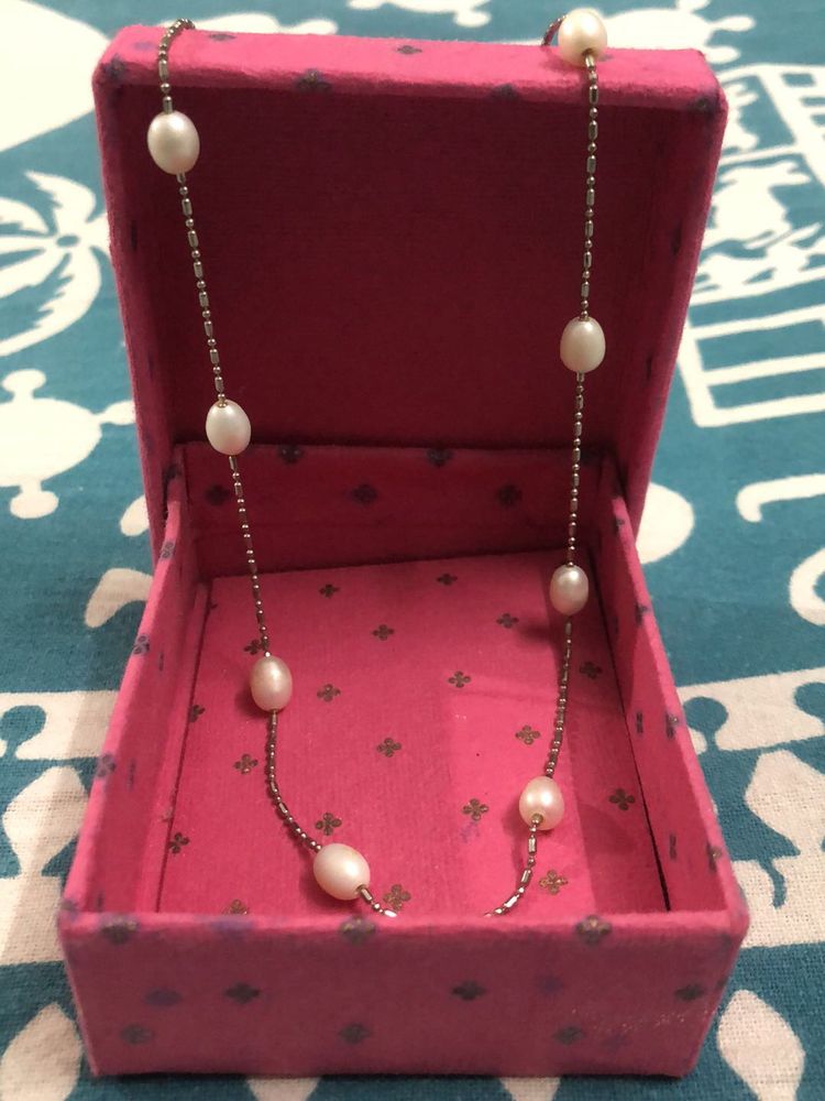 Pearl Beaded Necklace…!