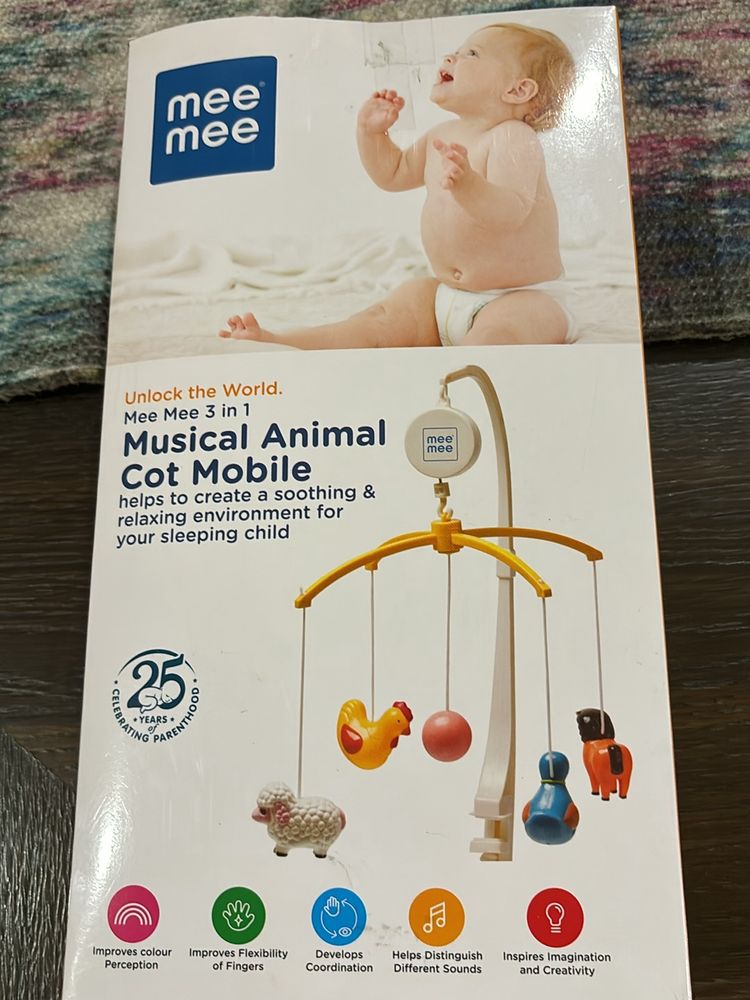 Musical Animal Cot Mobile