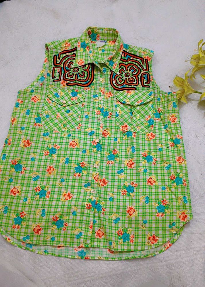Very Amazing N Cute Cut Sleeve Shirt