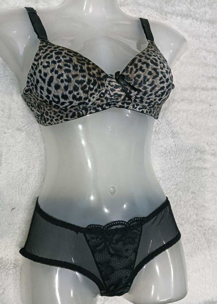 Leopard🇲🇾 Print Bra and Panty Set