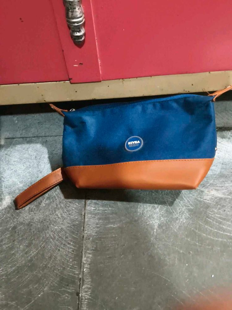 Nivea Blue &amp; Brown Pouch