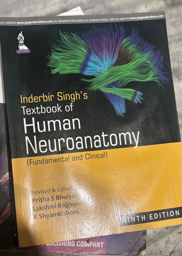Inderbir Singh Textbook of Human Neuroanatomy