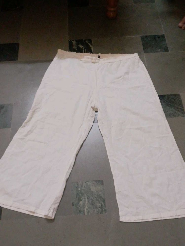Comfortable White Palazzos