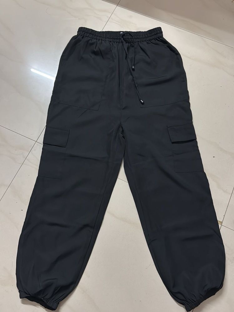 black joggers