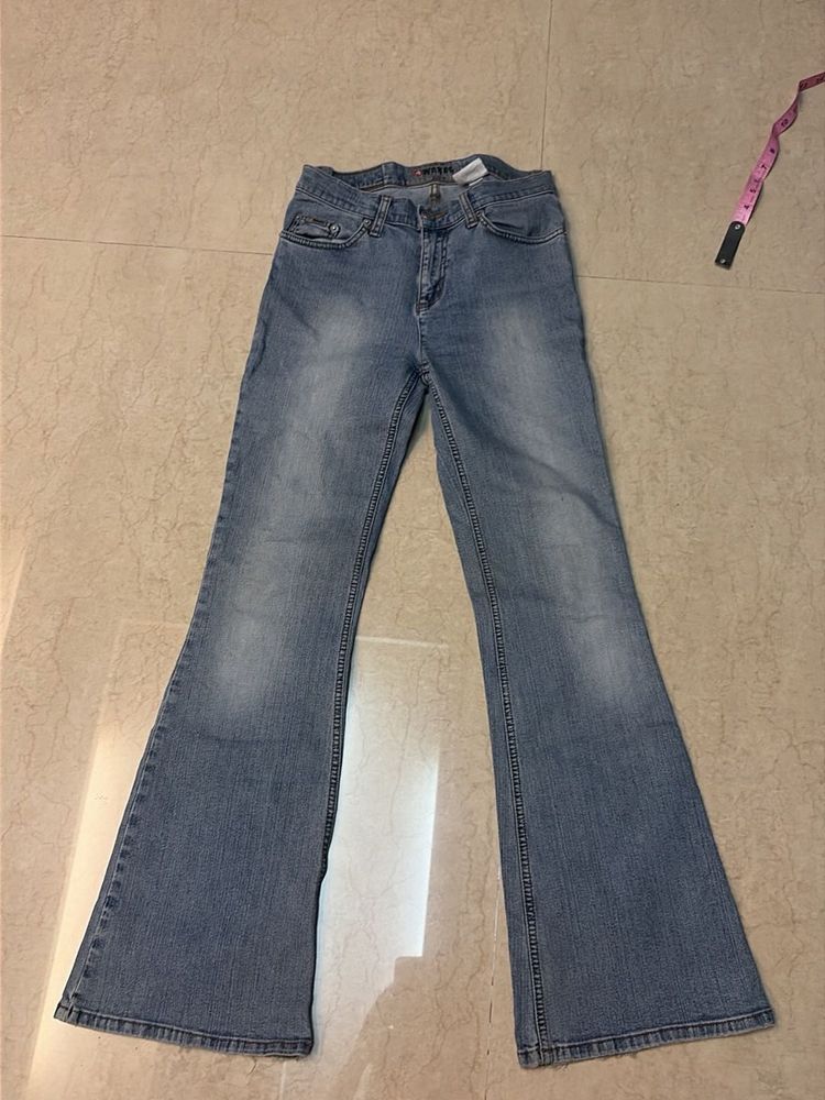 Y2k Light Wash Flare Jeans